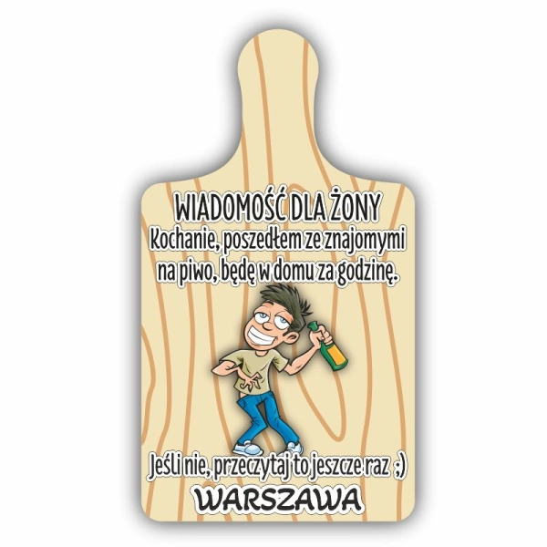 Magnes - Deska WIADOMOŚĆ DLA ŻONY