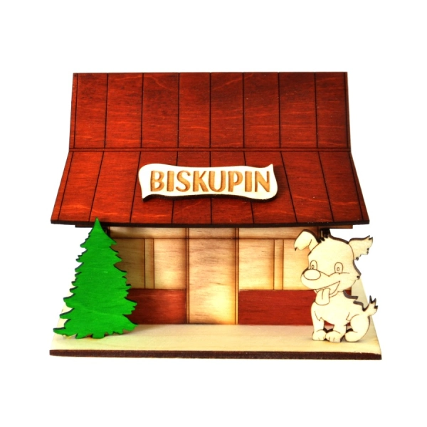 Skarbonka "BISKUPIN" kolorowa