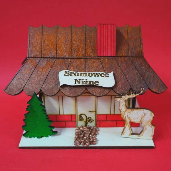 Skarbonka kolorowa z JELENIEM