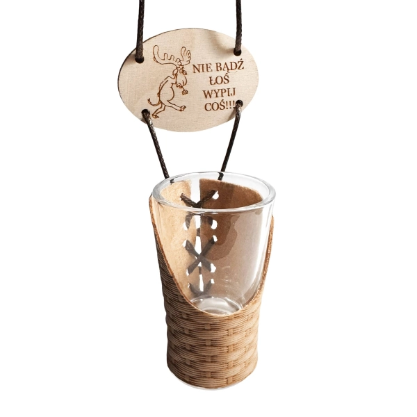 kieliszek na szyję, kieliszek na szyje, kieliszek z grawerem