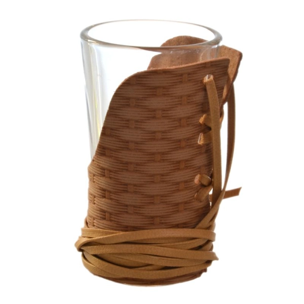 Kieliszek w skórze DLA MORSA Z IMIONAMI