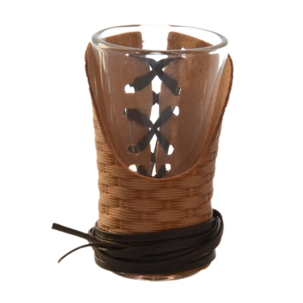 Kieliszek w skórze Z PERSONALIZACJĄ