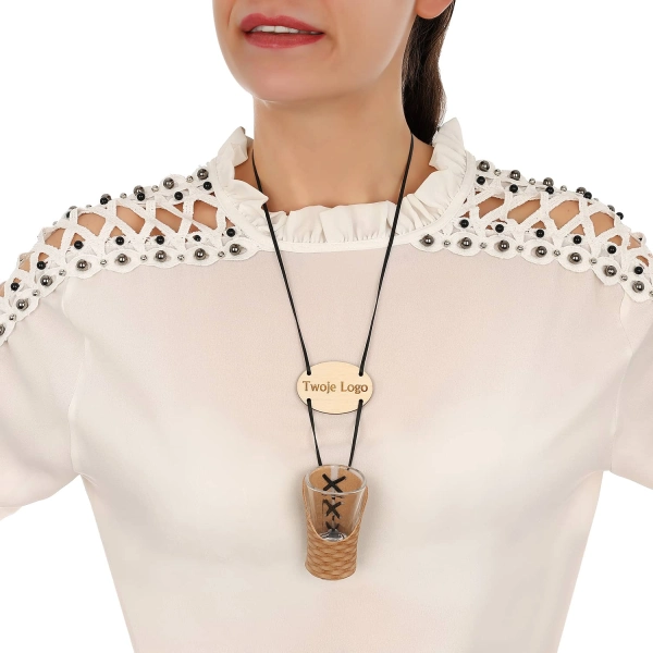 Kieliszek w skórze Z PERSONALIZACJĄ