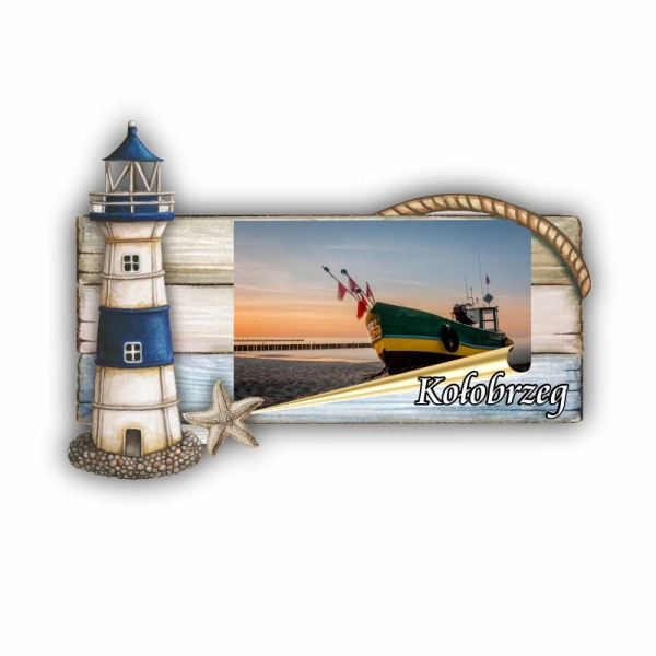 magnes znad morza, magnes koło sterowe, koło sterowe magnes, pamiątki znad morza, magnes nad jezioro, drewniany magnes,