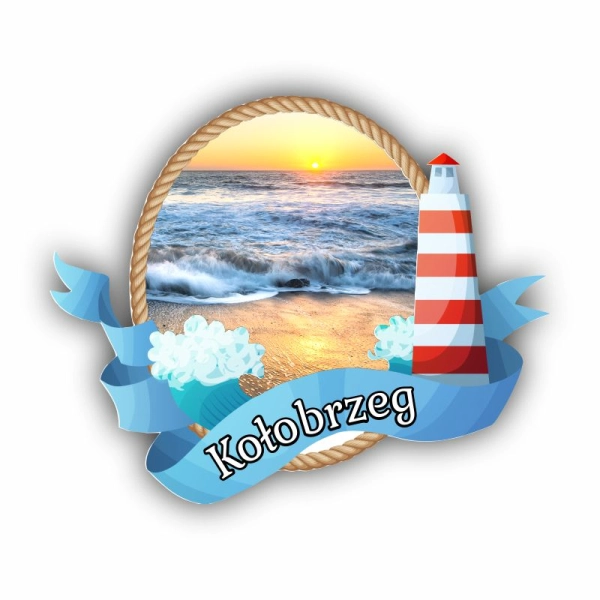 magnes znad morza, magnes koło sterowe, koło sterowe magnes, pamiątki znad morza, magnes nad jezioro, drewniany magnes,