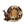 Drewniany magnes 3D Jeleń