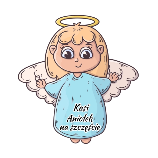 kolorowy aniołek magnes