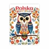 Drewniany magnes Folk Polska N6