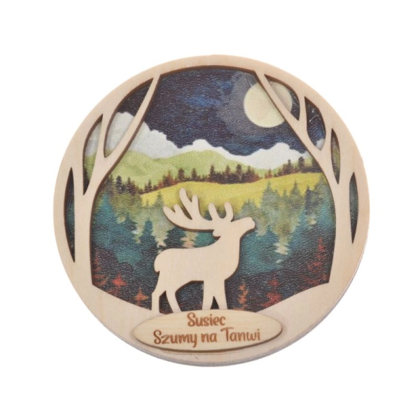 Magnes Koło leśne z jeleniem