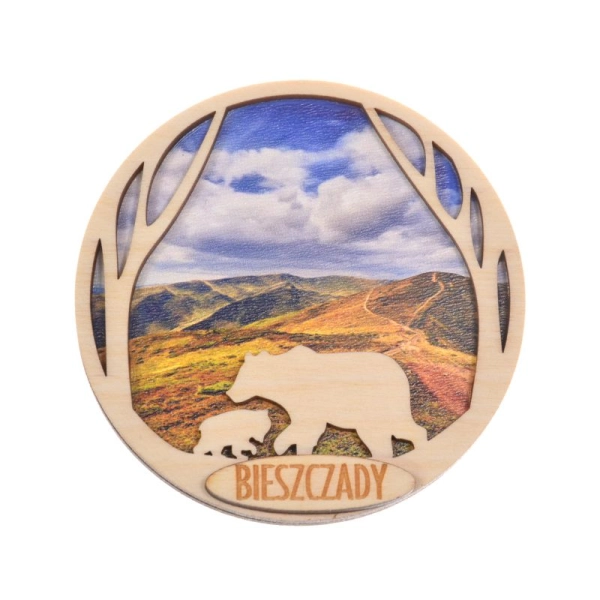 Magnes Koło leśne z niedźwiedziami