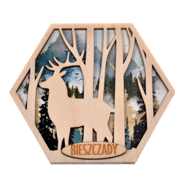 Magnes Heksagon N1 Jeleń