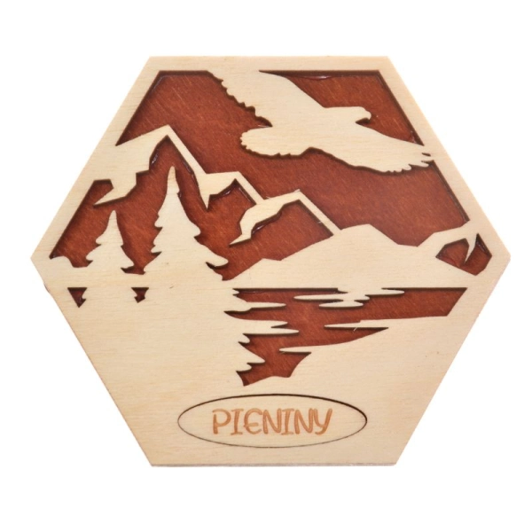 Magnes Heksagon N11 Góry z ozełkiem