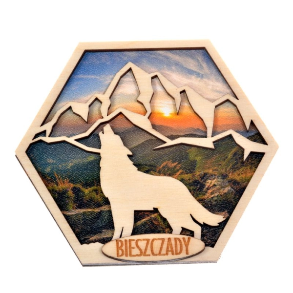 Magnes Heksagon N3 Wilk i góry