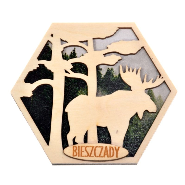 Magnes Heksagon N4 Łoś