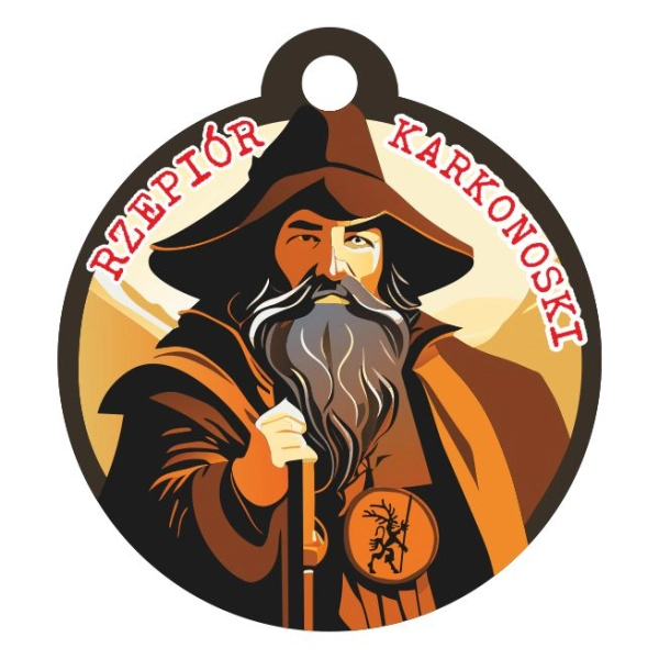 Drewniany brelok RZEPIÓR KARKONOSKI