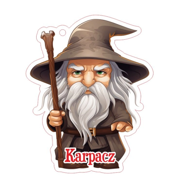 Drewniany brelok RZEPIÓR KARKONOSKI