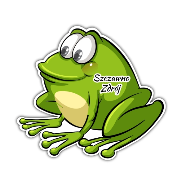 zielona żaba