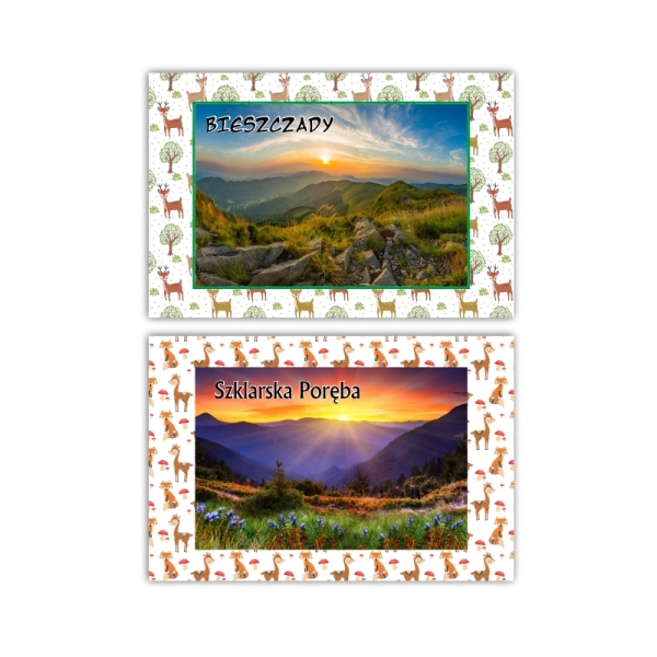 ramki z motywem leśnym