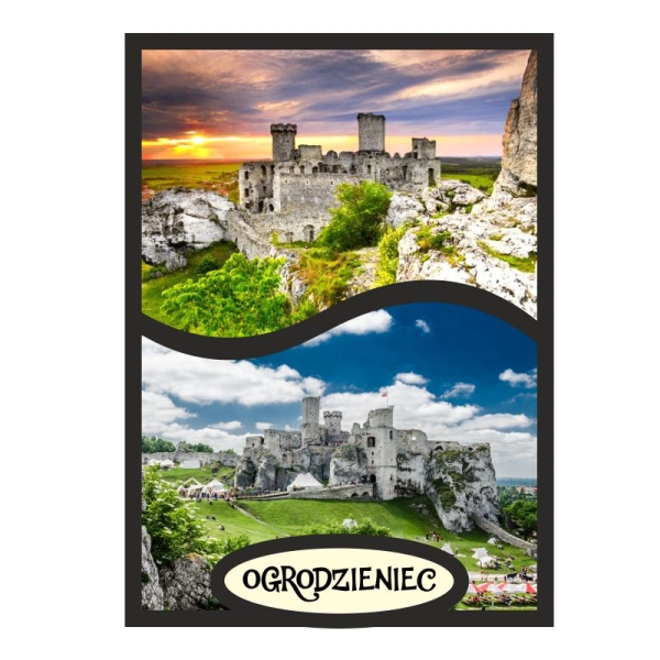 Magnes mix zdjęć CZARNY N2