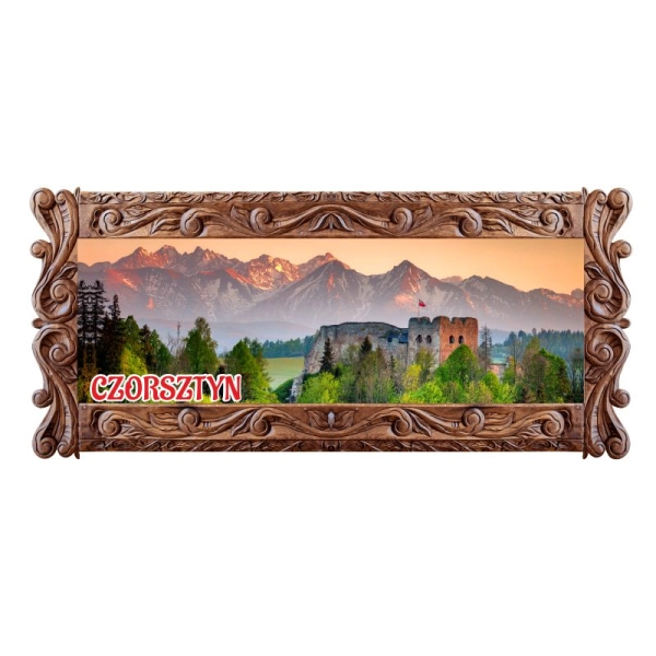 Drewniany magnes drewniana rama