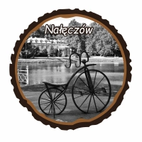 Kora okrągła czarno-biała