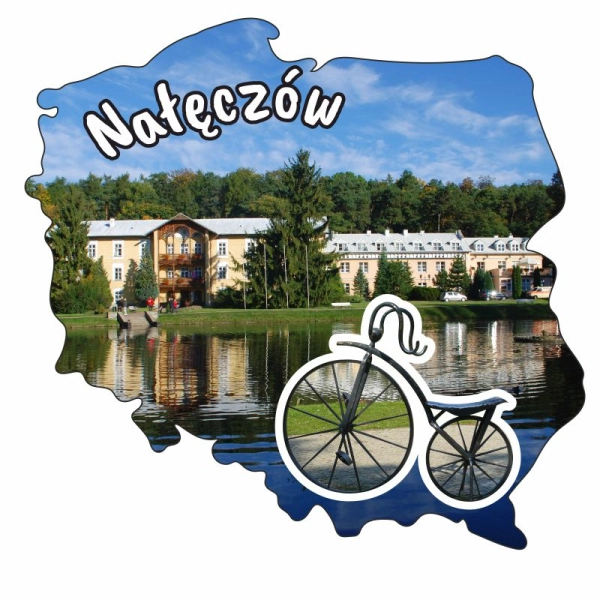 Magnes MAPA z rowerem