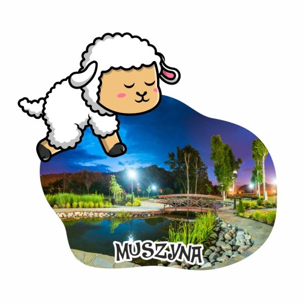 Magnes Śpiąca owieczka z widokiem