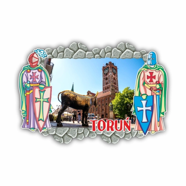 Magnes Dwa rycerze ze skałą