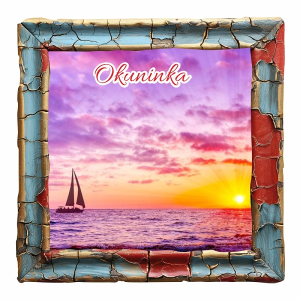 Drewniany magnes Kora przestrzenna N13