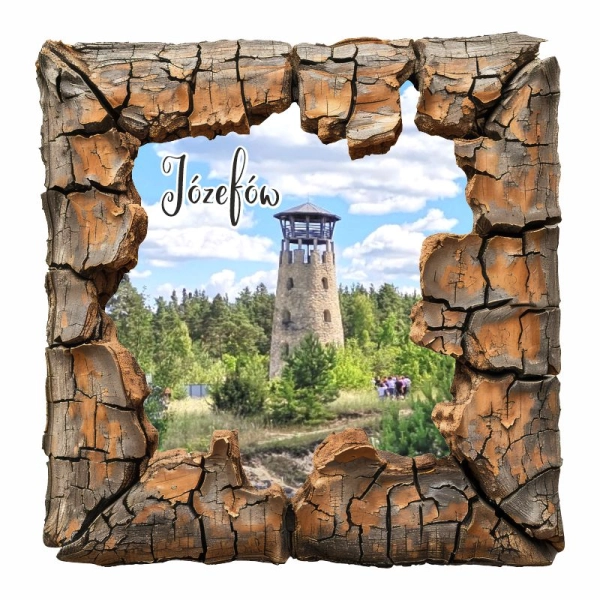 Drewniany magnes Kora przestrzenna N2