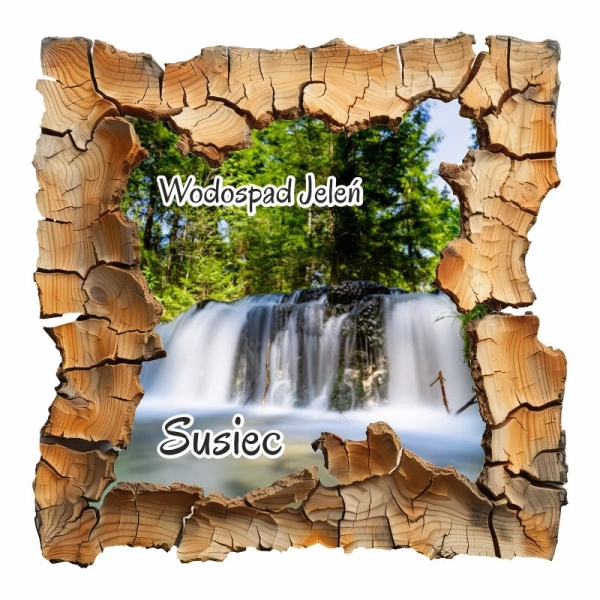 Drewniany magnes Kora przestrzenna N3