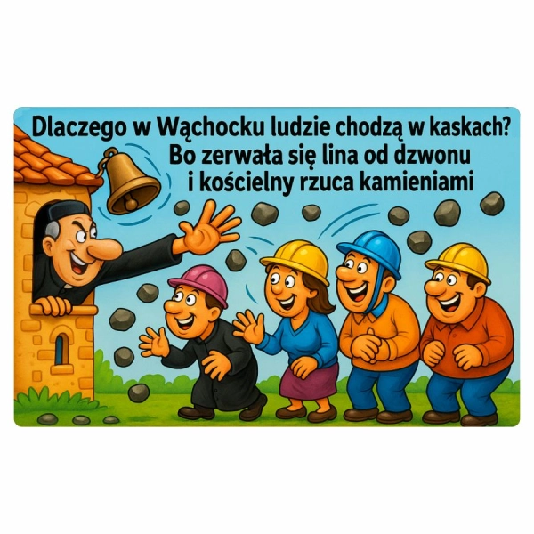 magnes łoś z drewnianą ramka i widoczkiem