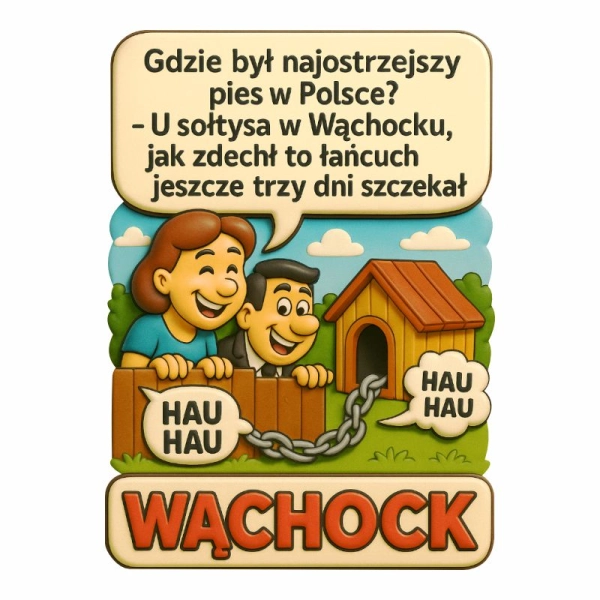 magnes łoś z drewnianą ramka i widoczkiem