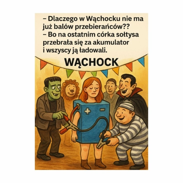 magnes łoś z drewnianą ramka i widoczkiem