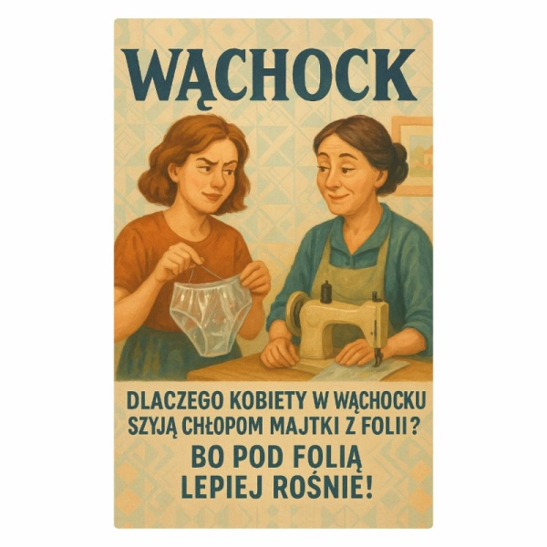 magnes łoś z drewnianą ramka i widoczkiem