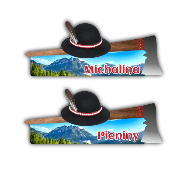 magnes ciupaga magnes z gór kapelusz góralski magnes imienny