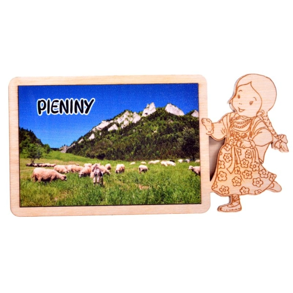 Magnes Góralka grawerowana z widokiem