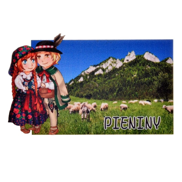 Magnes MINI z góralami kolorowymi