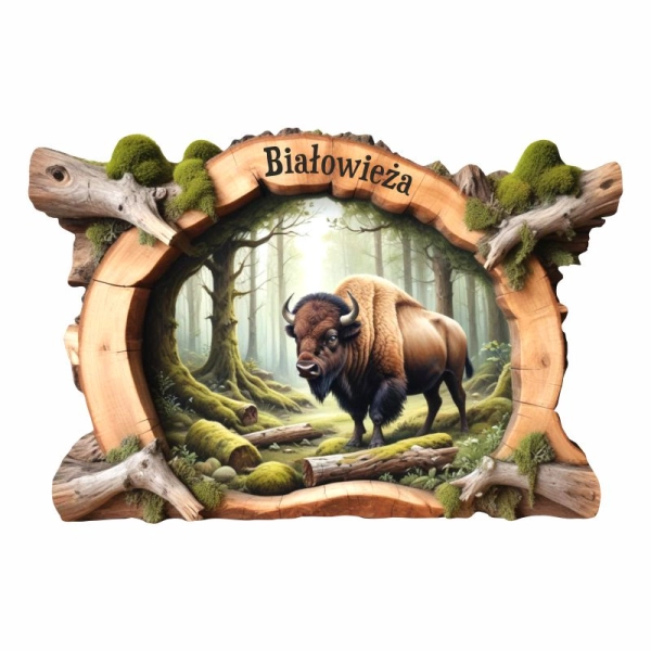 Drewniany magnes Konar N1