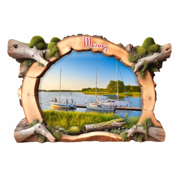 Drewniany magnes Konar N1