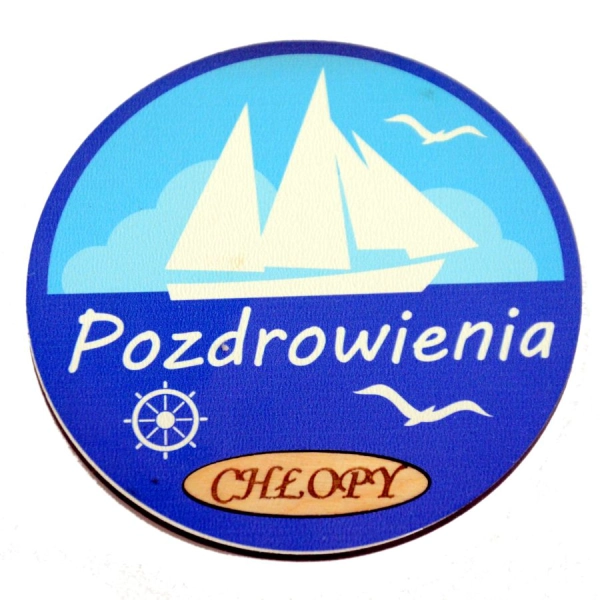 magnes z nad morza, pamiątki morskie producent, pamiątki na chłopy