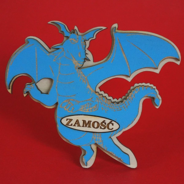 Magnes "Smok" N1 kolorowy