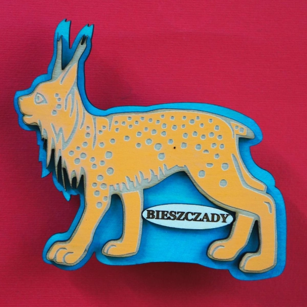 Pomarańczowy RYŚ magnes