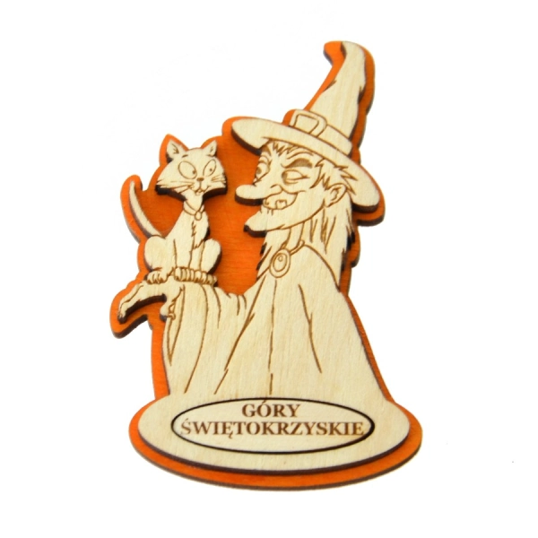 pamiątka regionalna czarownica magnes góry świętokrzyskie