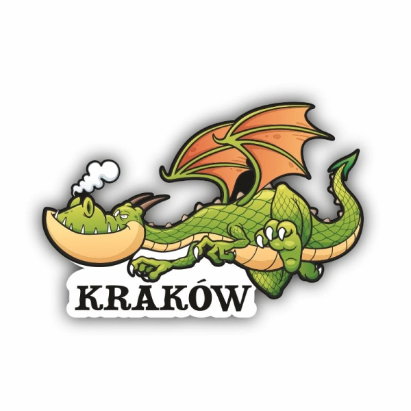 magnes smok drewniany smok magnes z krakowa