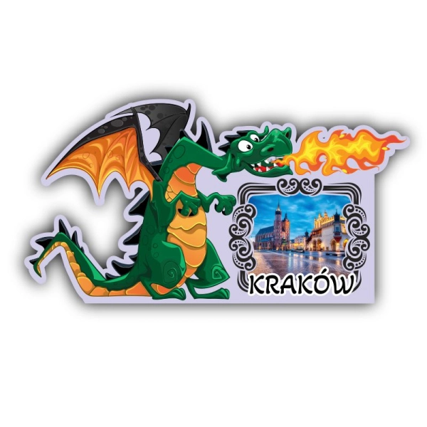 Magnes smok z widokiem