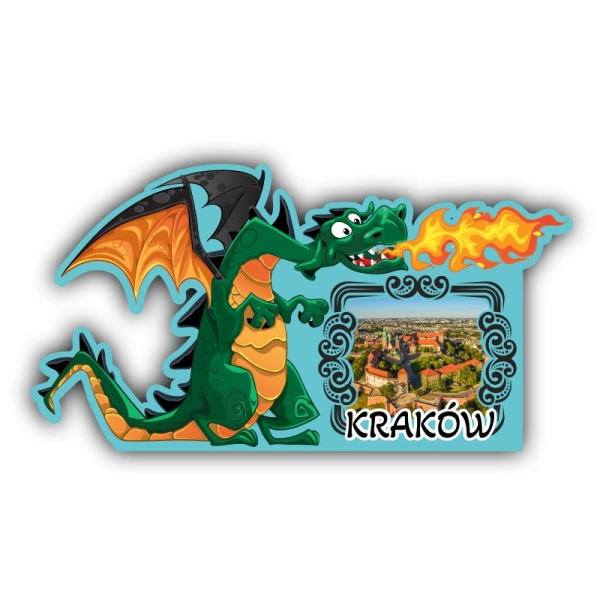 Magnes smok z widokiem