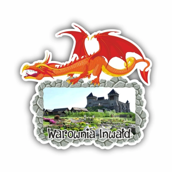 magnes smok drewniany smok magnes z krakowa