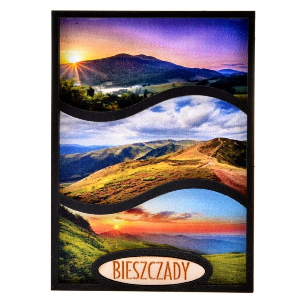 Magnes mix zdjęć CZARNY N3