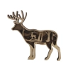 Drewniany Jeleń 5D N37 -15 cm